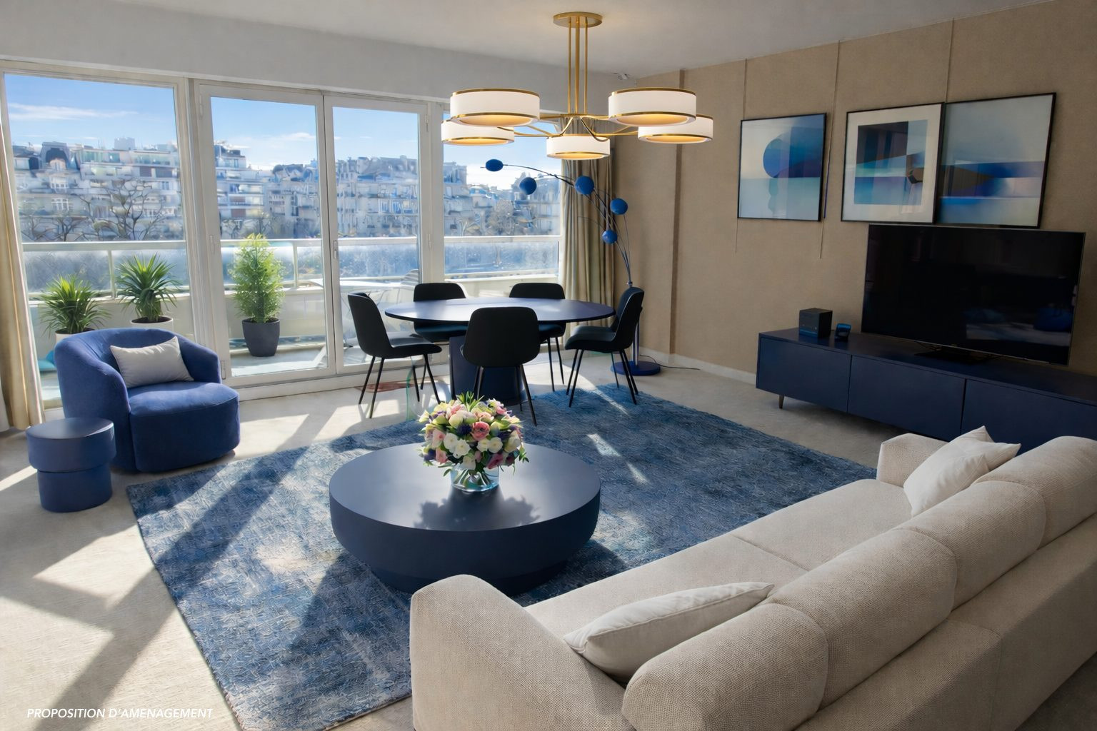 PARIS 16 - FOCH - 135m2 - 2 / 3 CHAMBRES