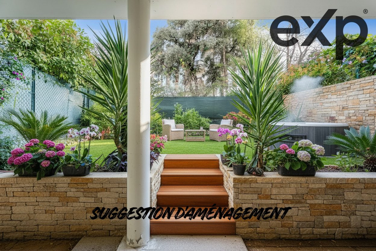 T2 avec terrasse et jardin privatif de 60m2 + Garage
