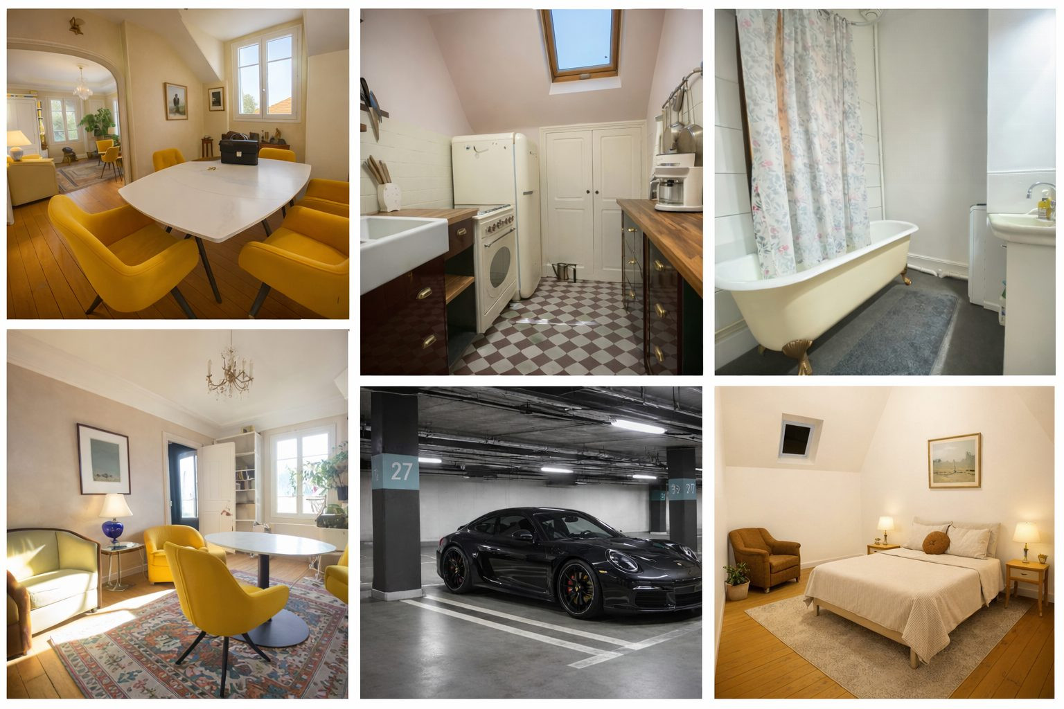 03200 VICHY -APPARTEMENT - 5 PIÈCES AVEC PLACE DE PARKING-(GARAGE) AVEC CAVE COEUR DE VILLE