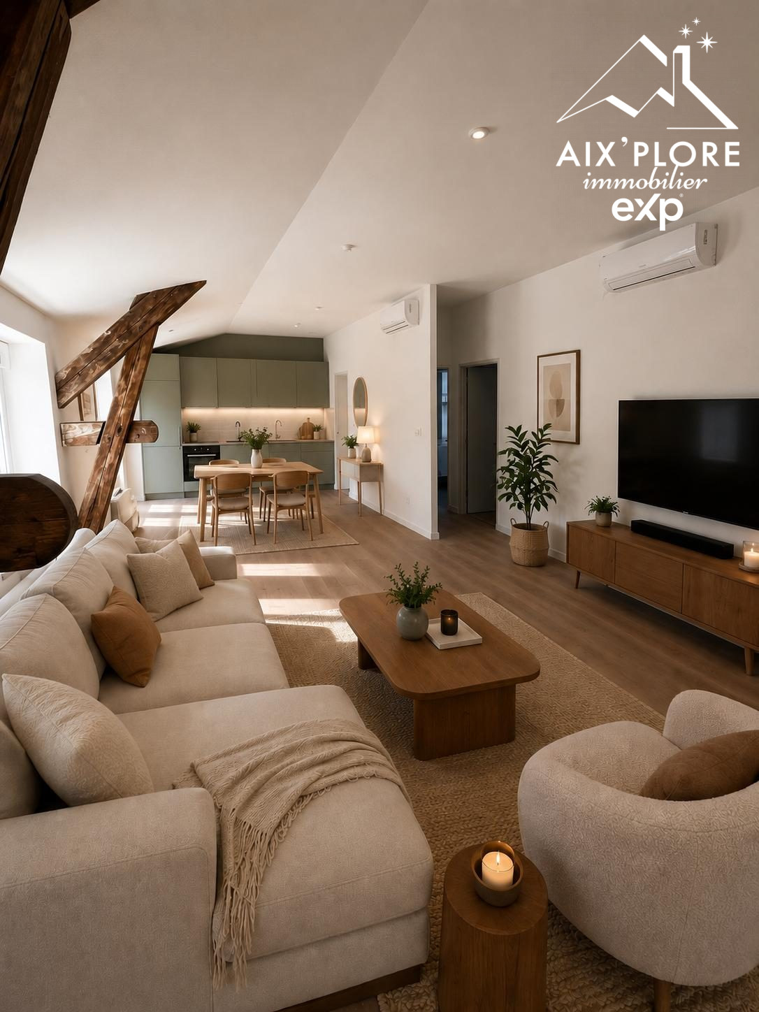 Appartement rénové de 87 m² avec garage – Cœur de Yenne