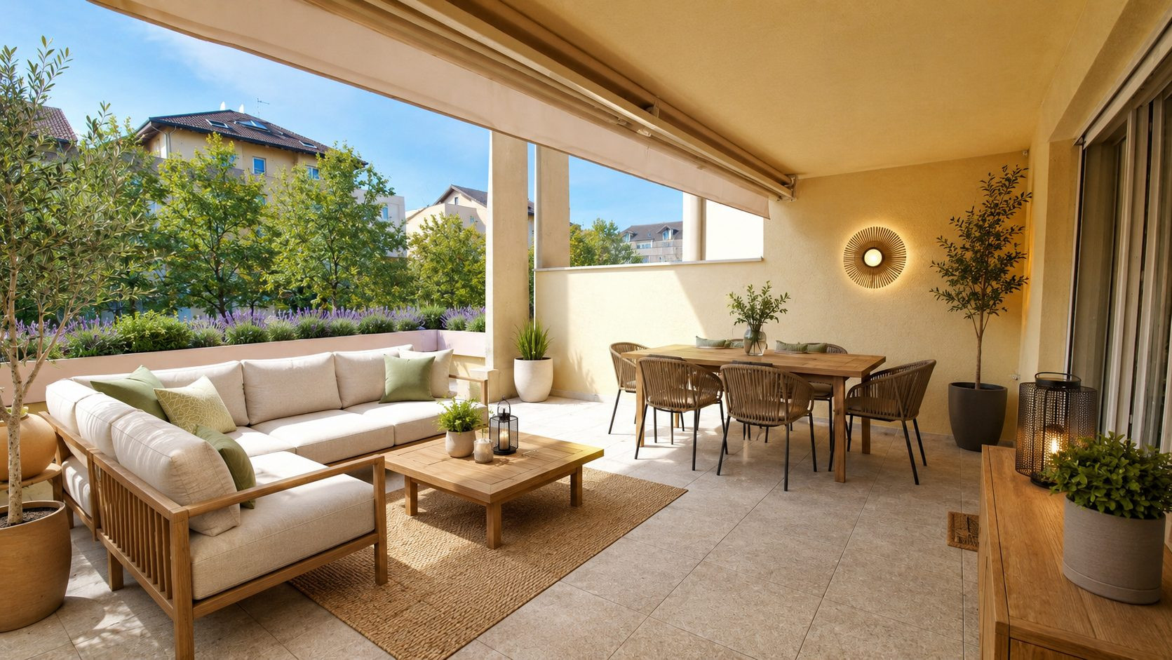 Appartement traversant T3 79m2