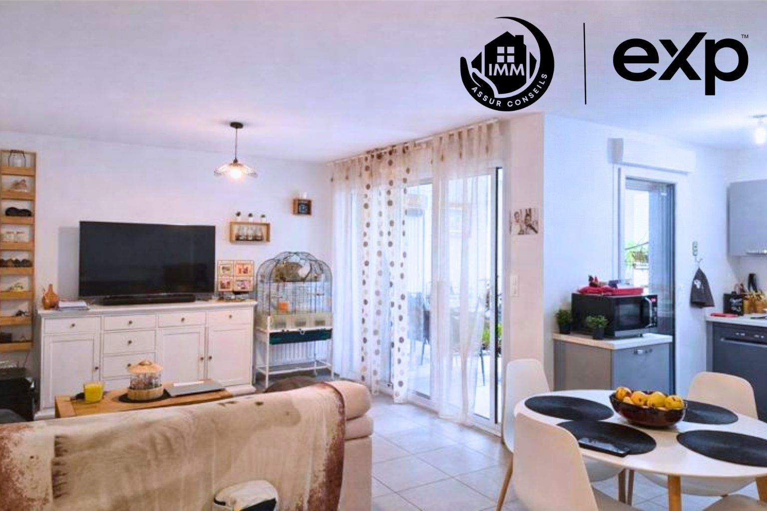 T3 rez-de-jardin de 60 m² Chassieu