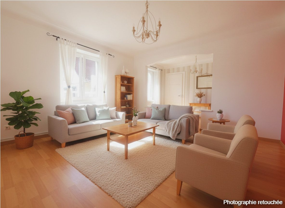 Appartement lumineux, 2 chambres potentiel 3 chambres
