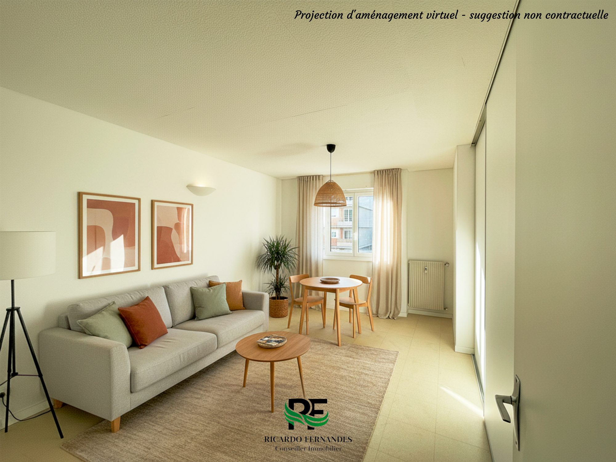 T1 bis 33 m² – Coin nuit séparé – DPE C – Parking sécurisé – Annecy Loverchy