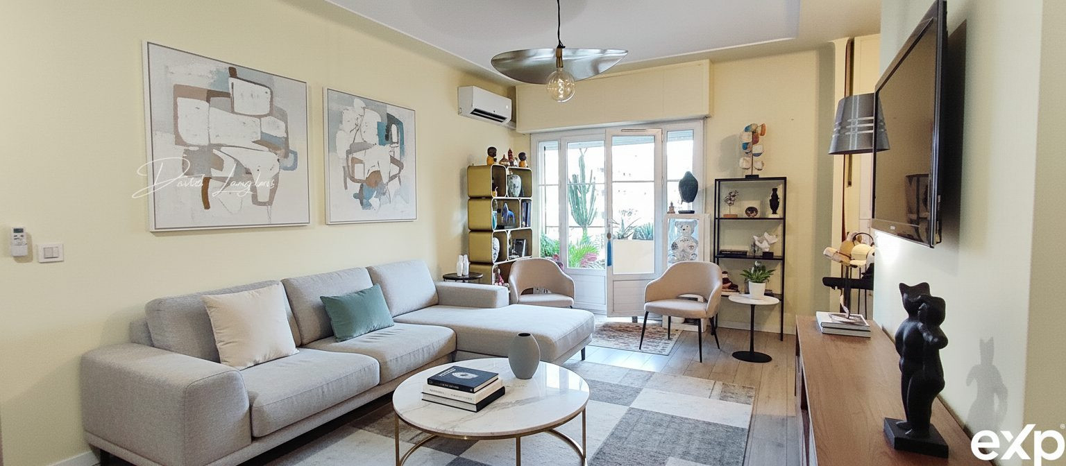 Magnificent 2-bedroom apartment of 51.29 m² (67 m² gross) with terrace — luxury residence in Cannes, Lower Carnot 4