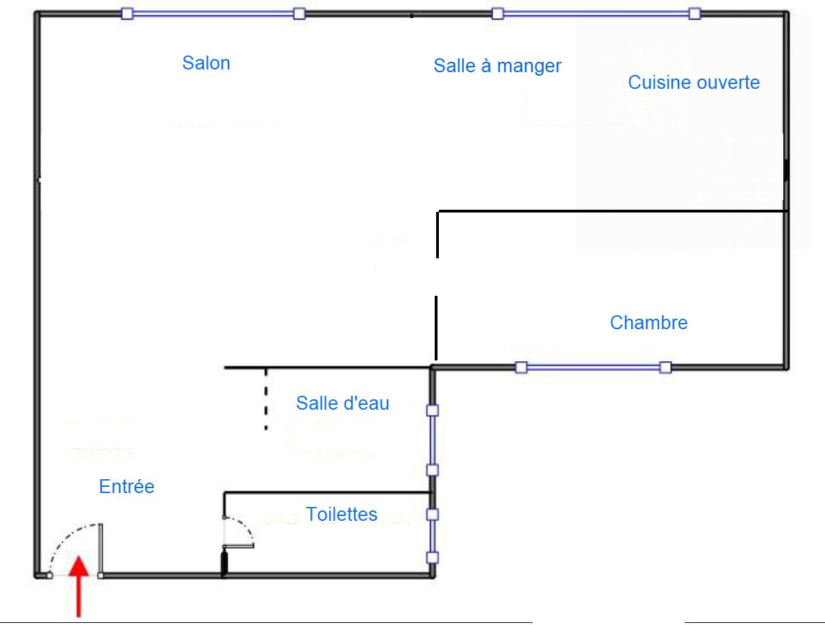 Appartement 3 pièces 56 m² · à Paris · 56 m² · 405 000 €