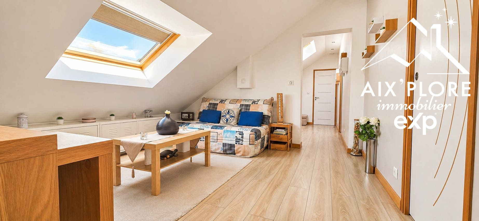 Appartement de type 4 duplex dans résidence avec piscine