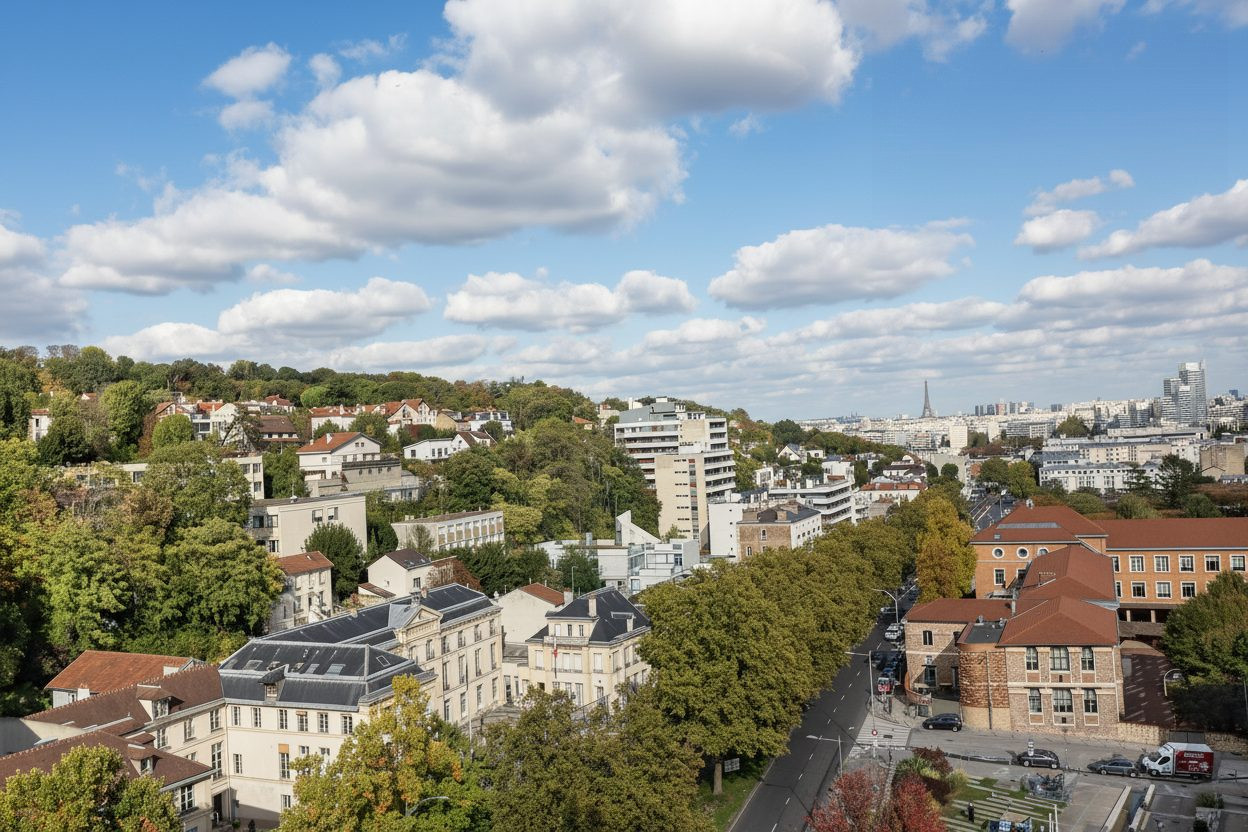Sèvres City Center – Family Apartment 4/5 Rooms of 89 m² with Clear View of Paris & Saint-Cloud Park 4