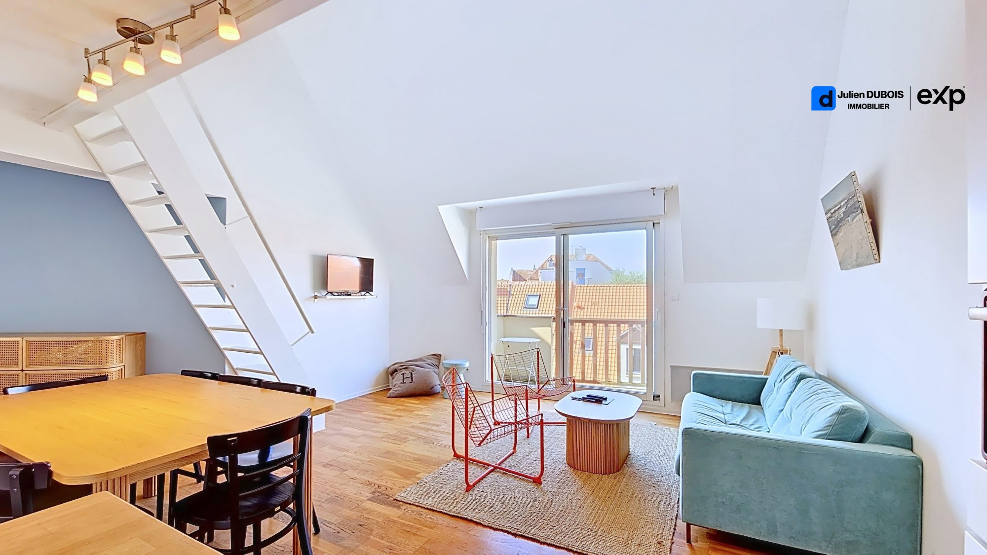 Appartement 3 chambres, balcon vue mer, Plage de Wissant