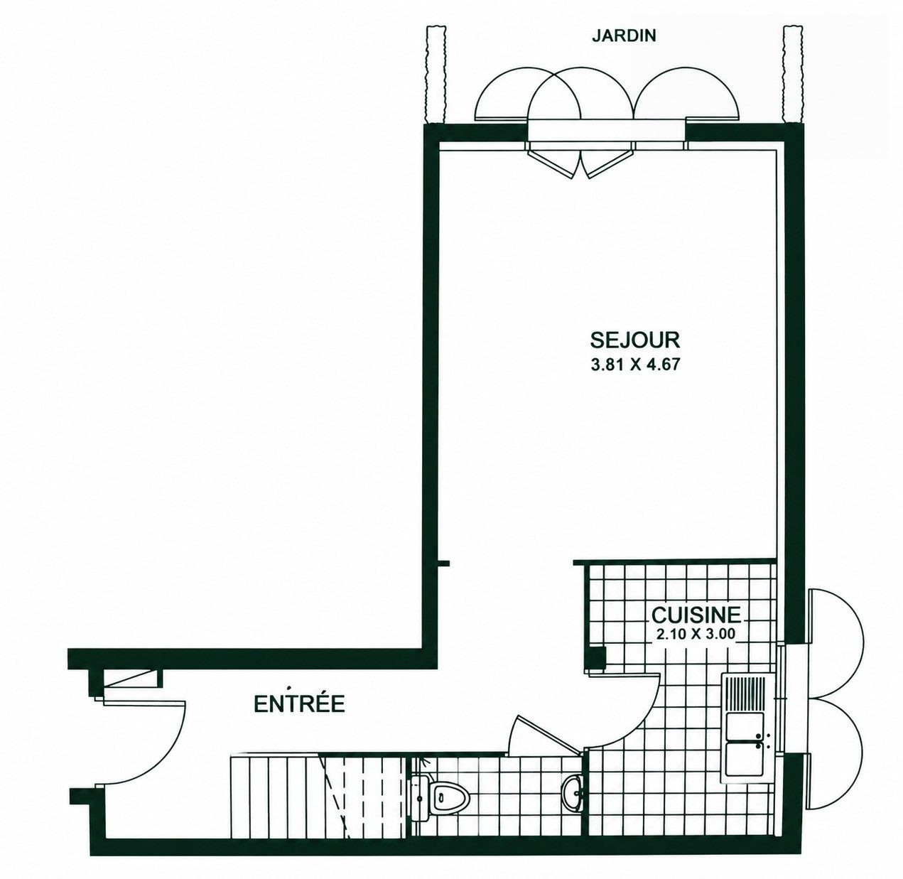 Annecy Vieugy T3 Duplex Terrace Garden Garage 3