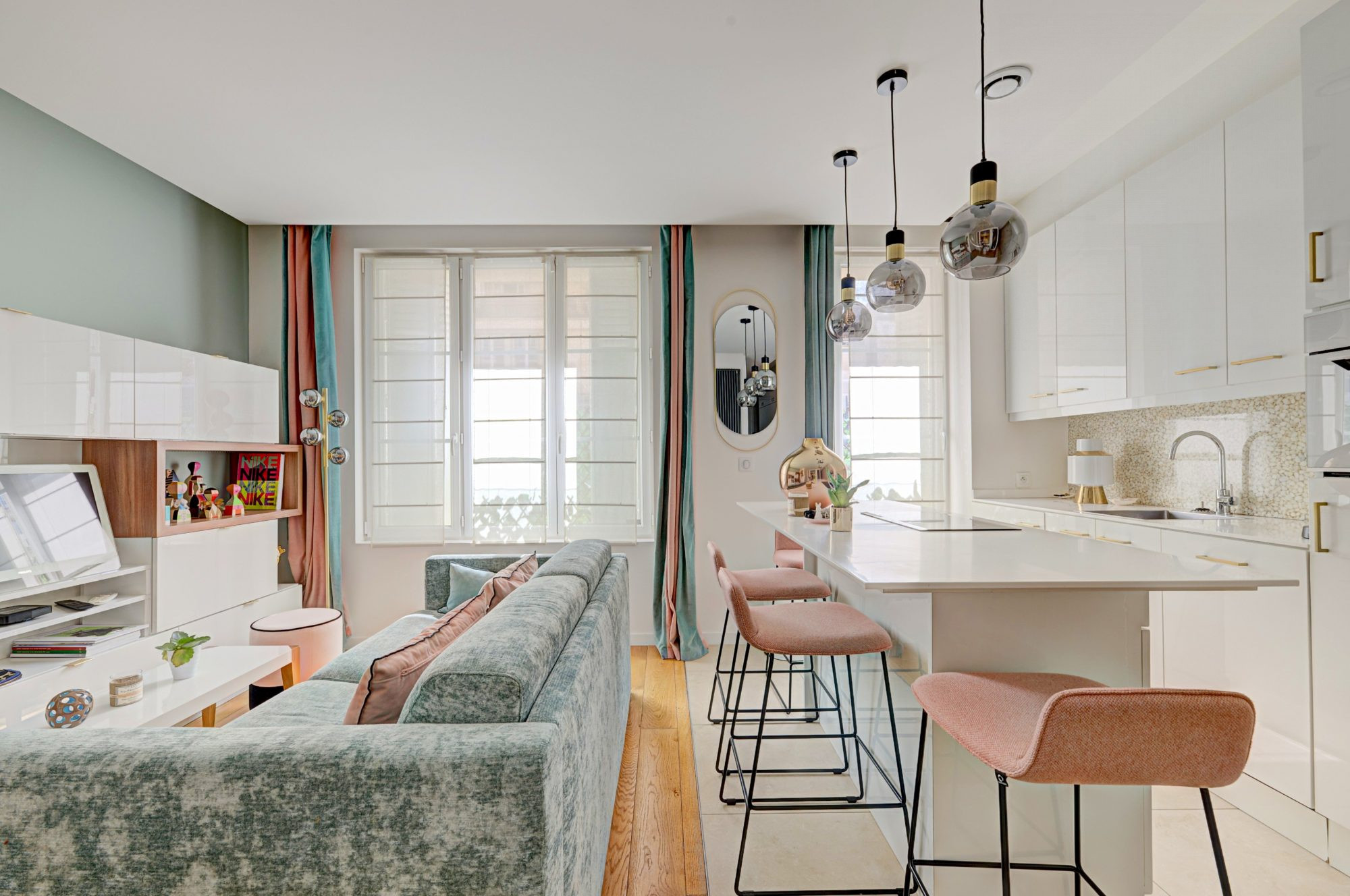 Bel appartement rénové meublé proche parc Monceau