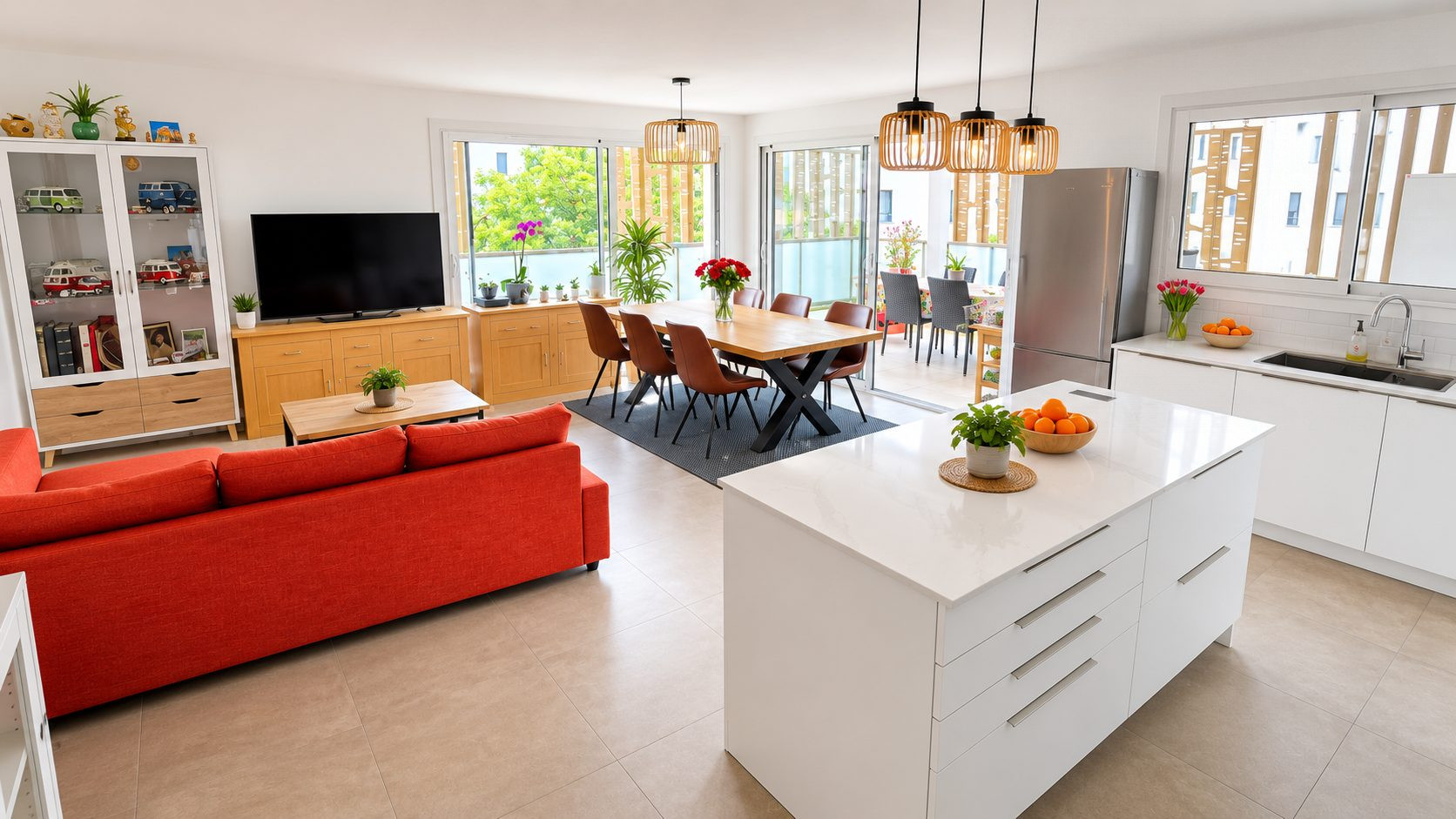 Superbe T4 moderne avec grande terrasse