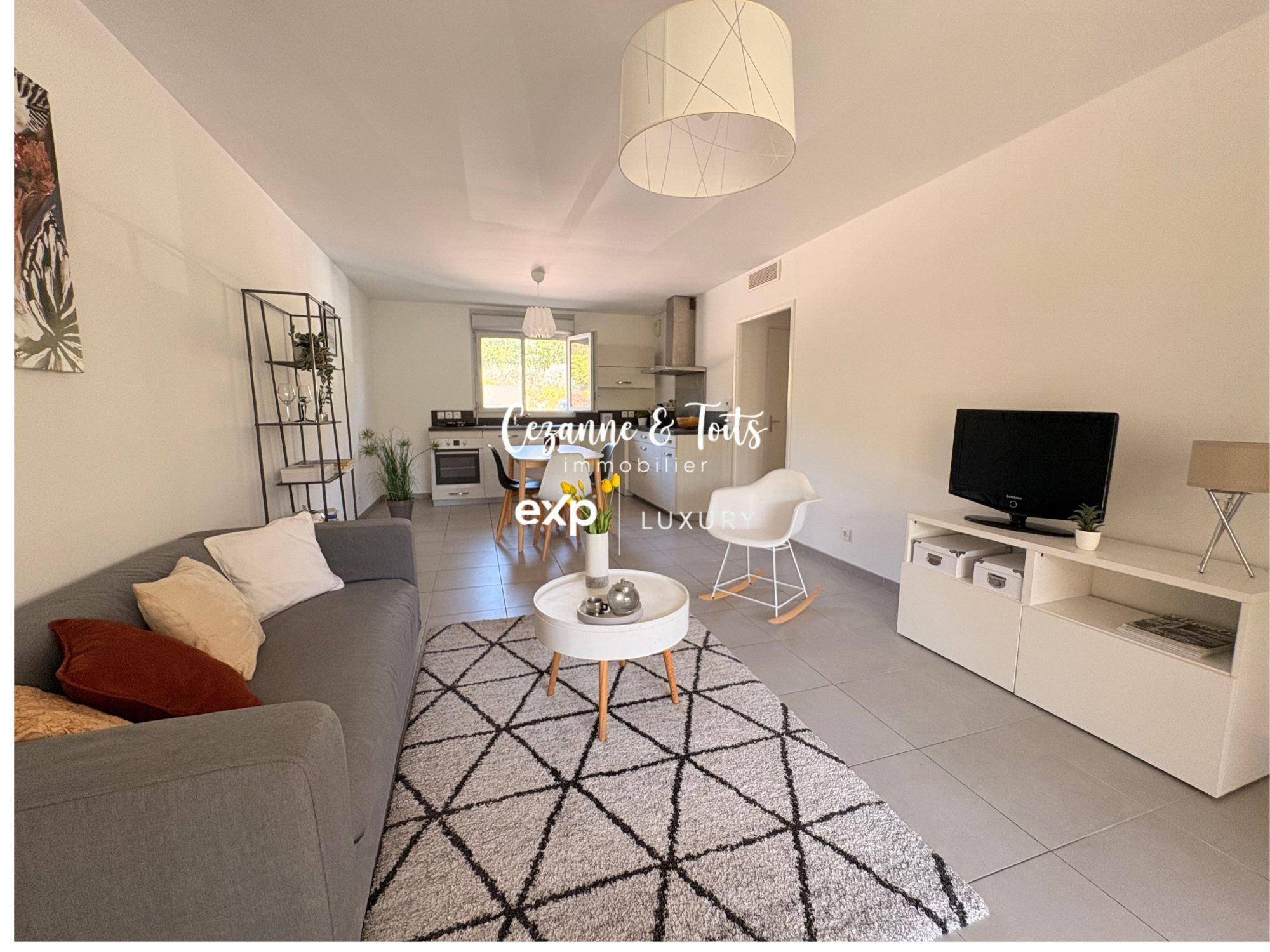 AIX-EN-PROVENCE – Résidence Campagne Mirabeau – T3 de plain-pied + terrasse Sud de 28 m²