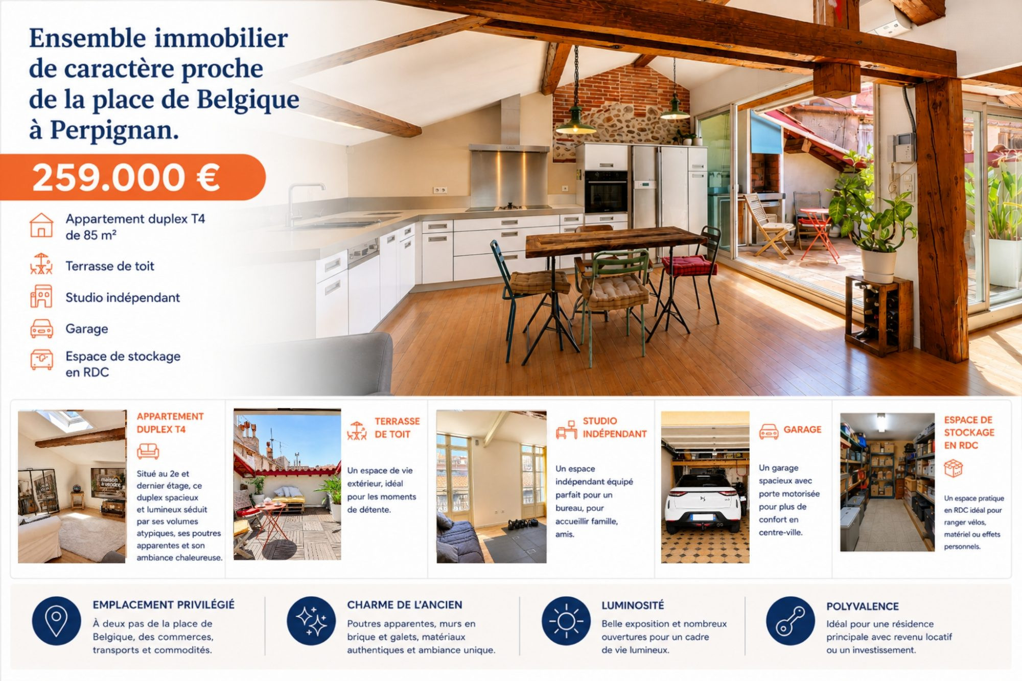 Appartement à vendre à Perpignan, 97 m²