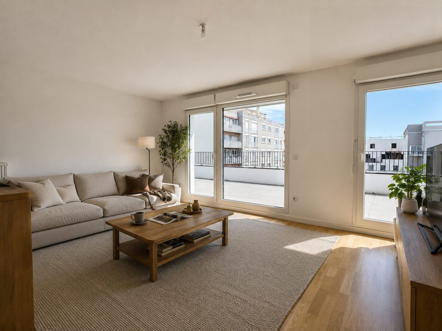 Dernier étage, terrasse exceptionnelle de 81 m² et résidence récente !