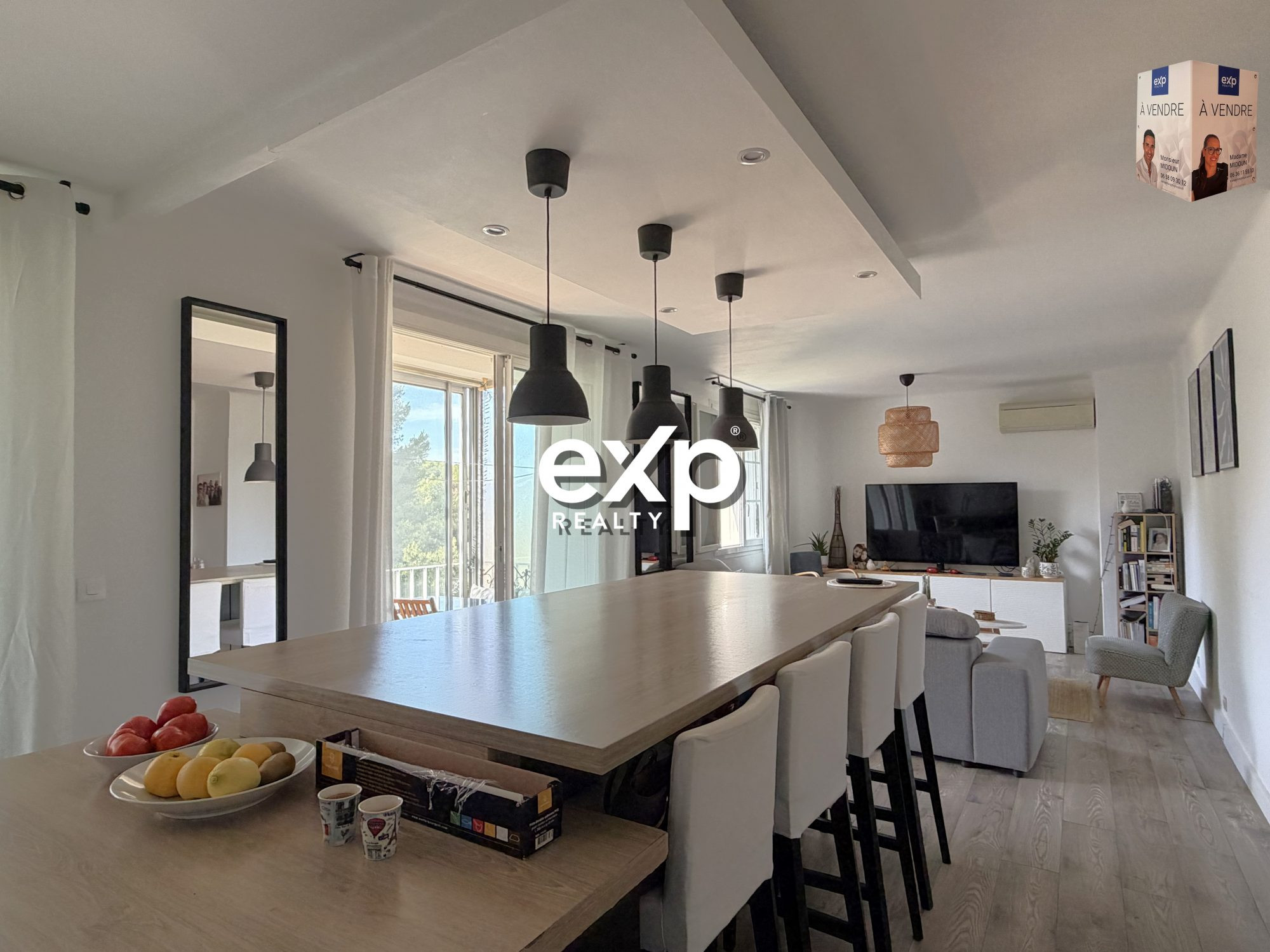 Appartement T4 de 84 m² avec terrasse et cave - Toulon secteur Claret