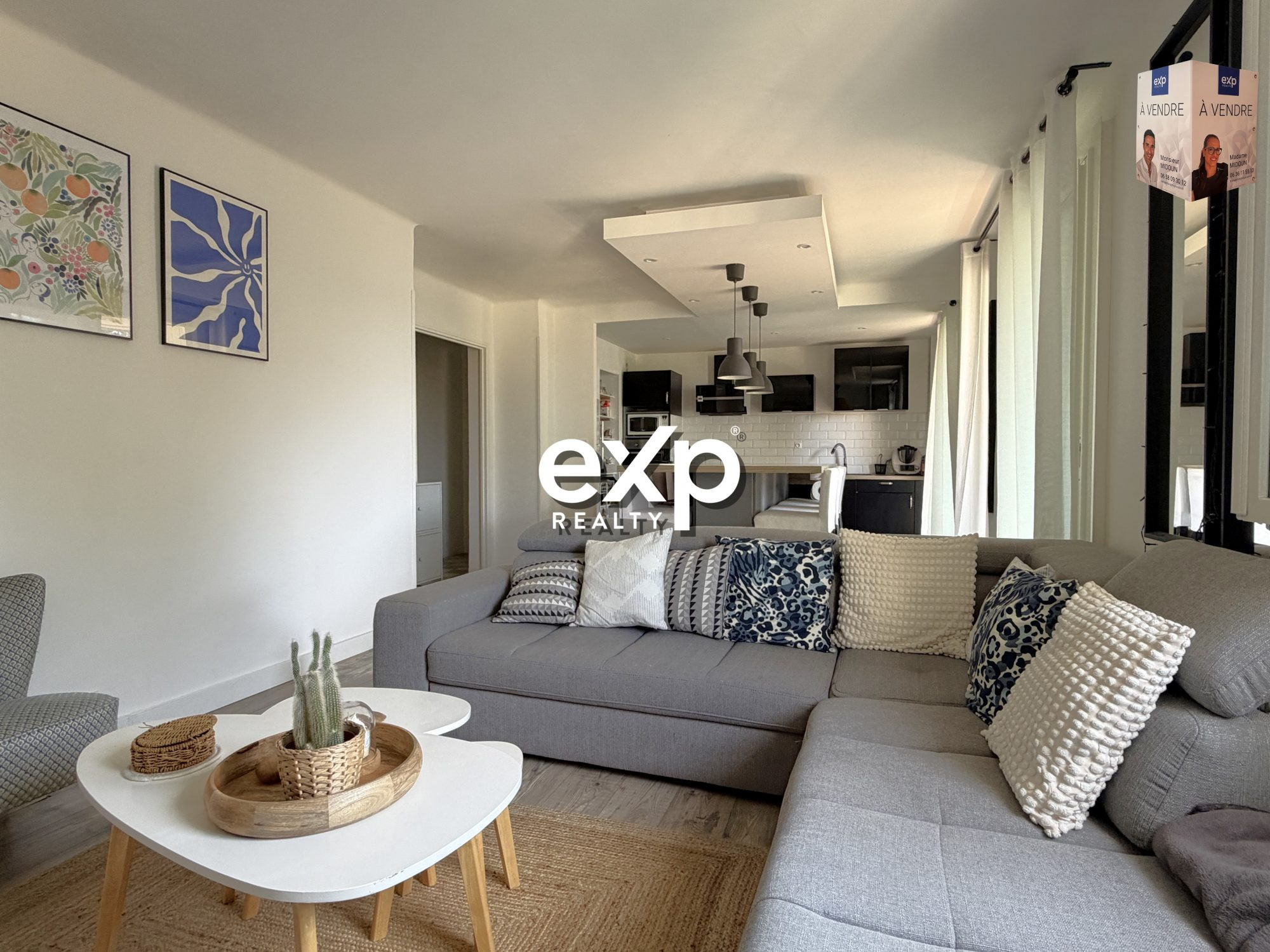 Appartement T4 de 84 m² avec terrasse et cave - Toulon secteur Claret