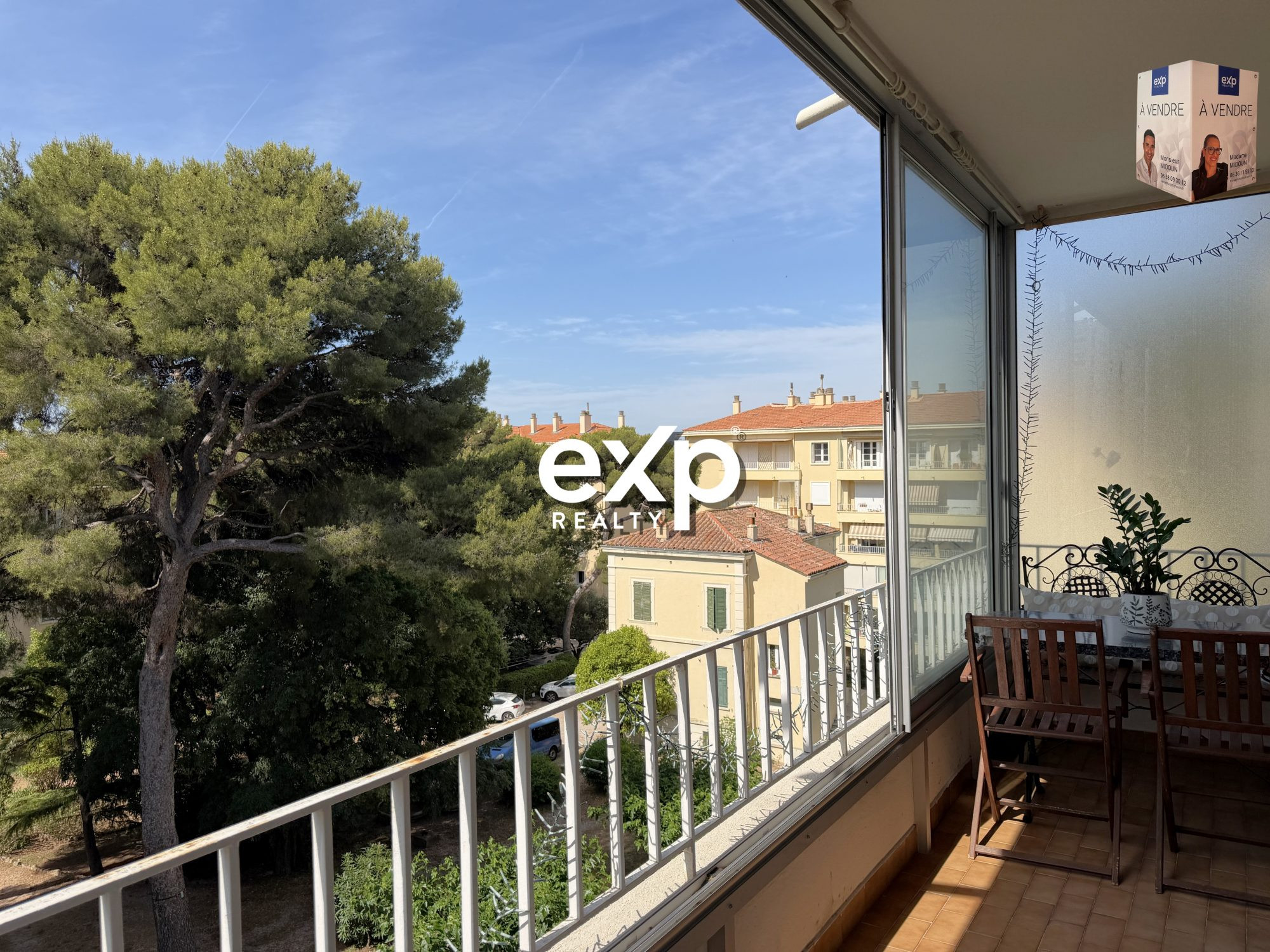 Appartement T4 de 84 m² avec terrasse et cave - Toulon secteur Claret