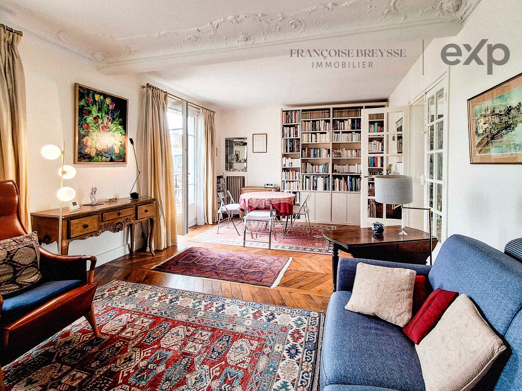Paris 16e – Auteuil | Appartement de caractère avec balcon filant, étage élevé et ascenseur