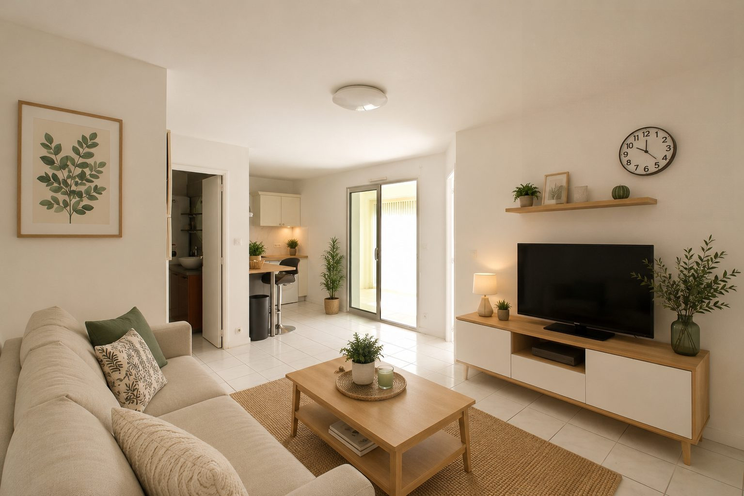 Appartement T2 en rez-de-chaussée avec extérieur, cave et stationnement – Royan
