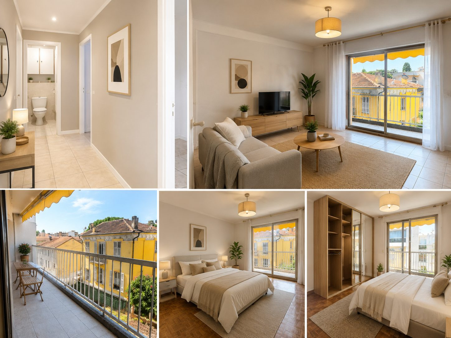 T3 de 60,72 m² à rénover avec cave, parking, balcon et terrasse