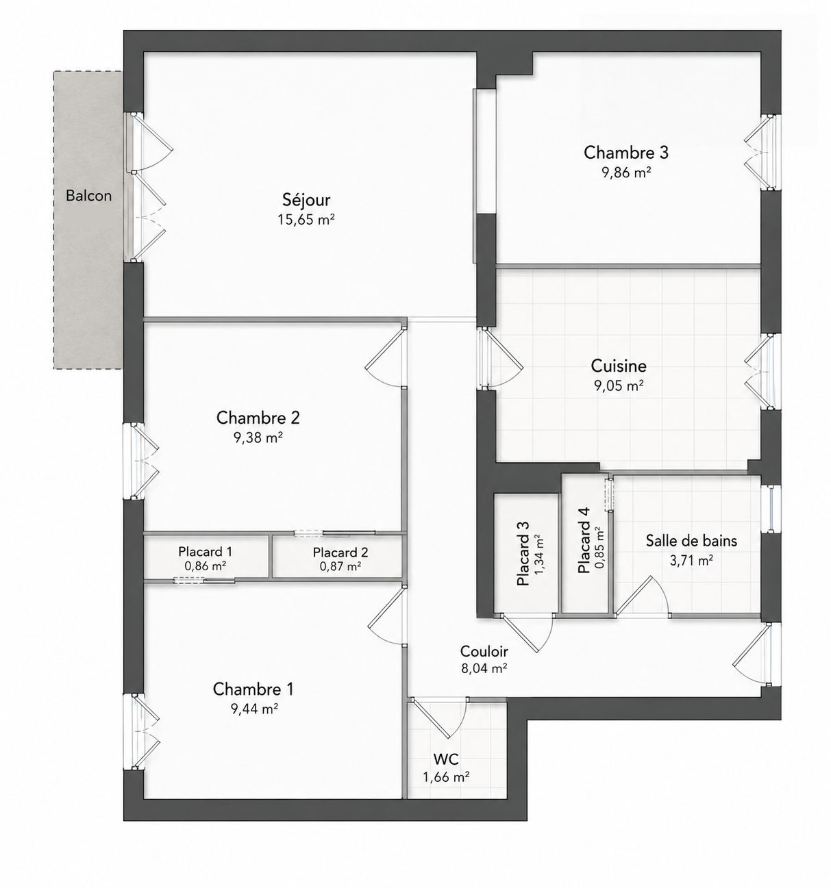 4-Room Apartment with Garage 5
