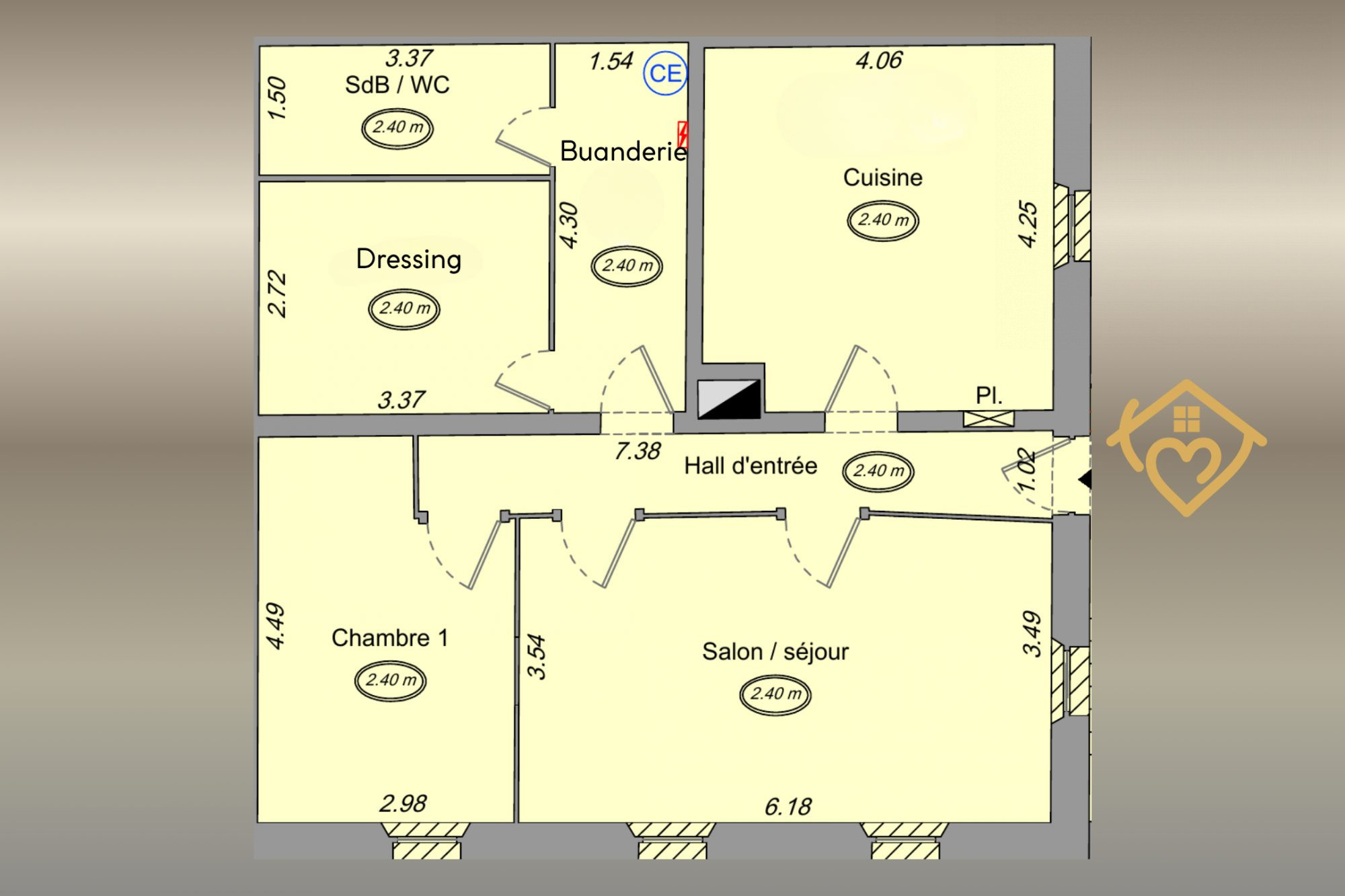 Appartement 3 pièces 78 m² · à Marignier · 78 m² · 170 000 €