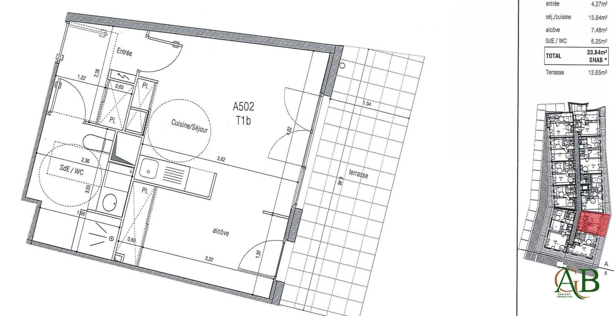 Appartement à vendre à Anglet, 34 m²