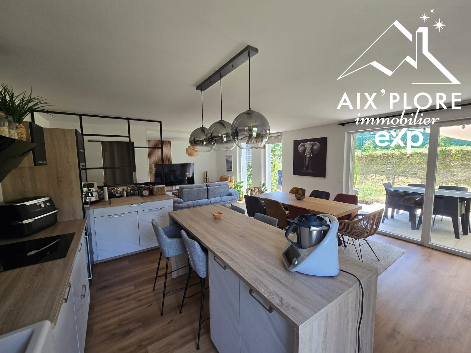 COGNIN – T3 D'EXCEPTION EN REZ-DE-JARDIN AVEC 142 M² DE JARDIN PRIVATIF