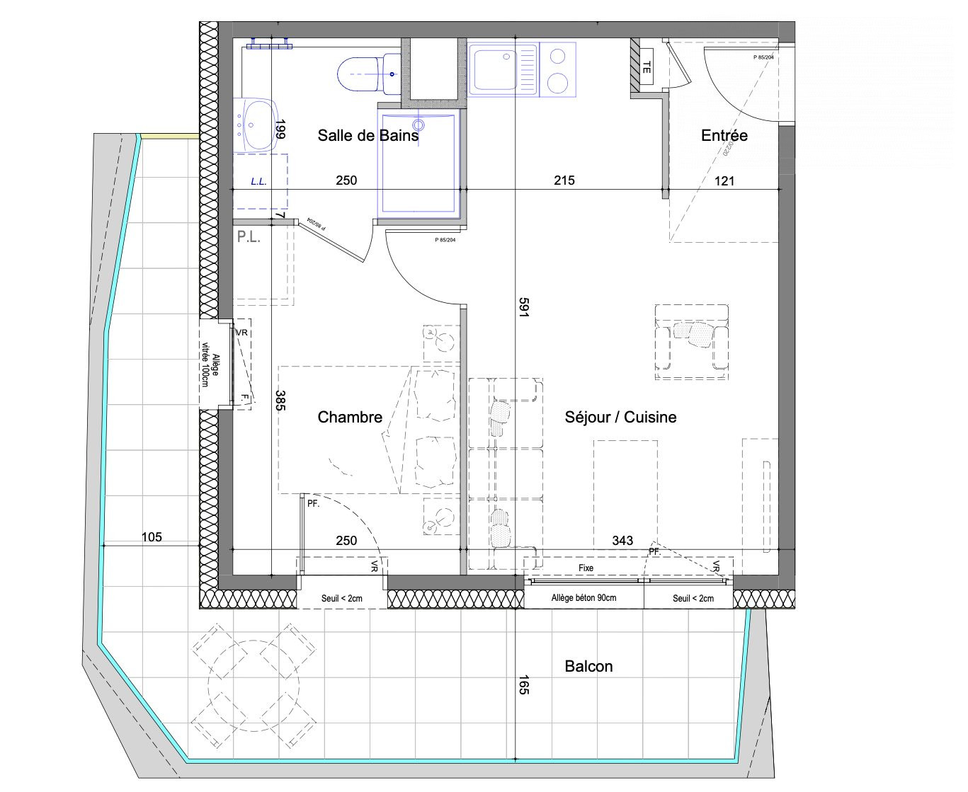 Appartement à vendre à Thonon-les-Bains, 34 m²