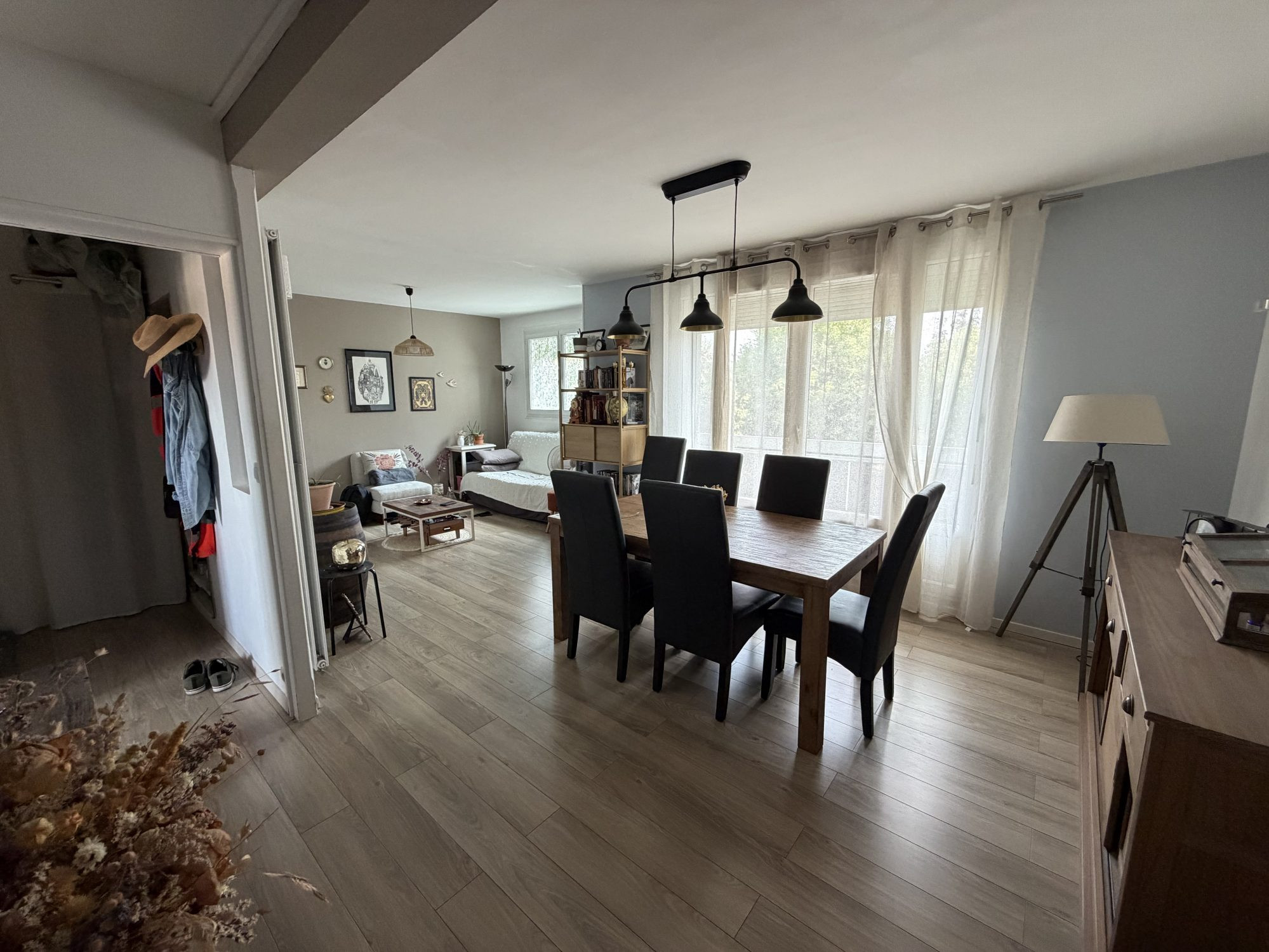T3 64,53 m² - Tinqueux - 2 chambres - DPE C - Cave - Lumineux