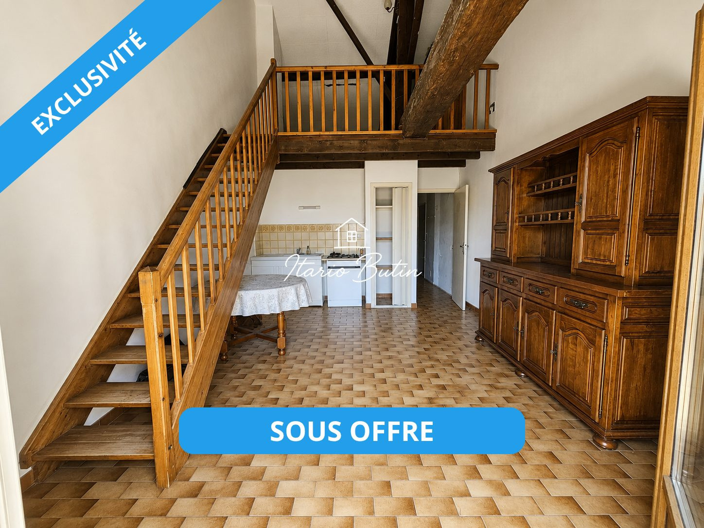 Appartement T2 de 64 m² avec jardin et place de parking