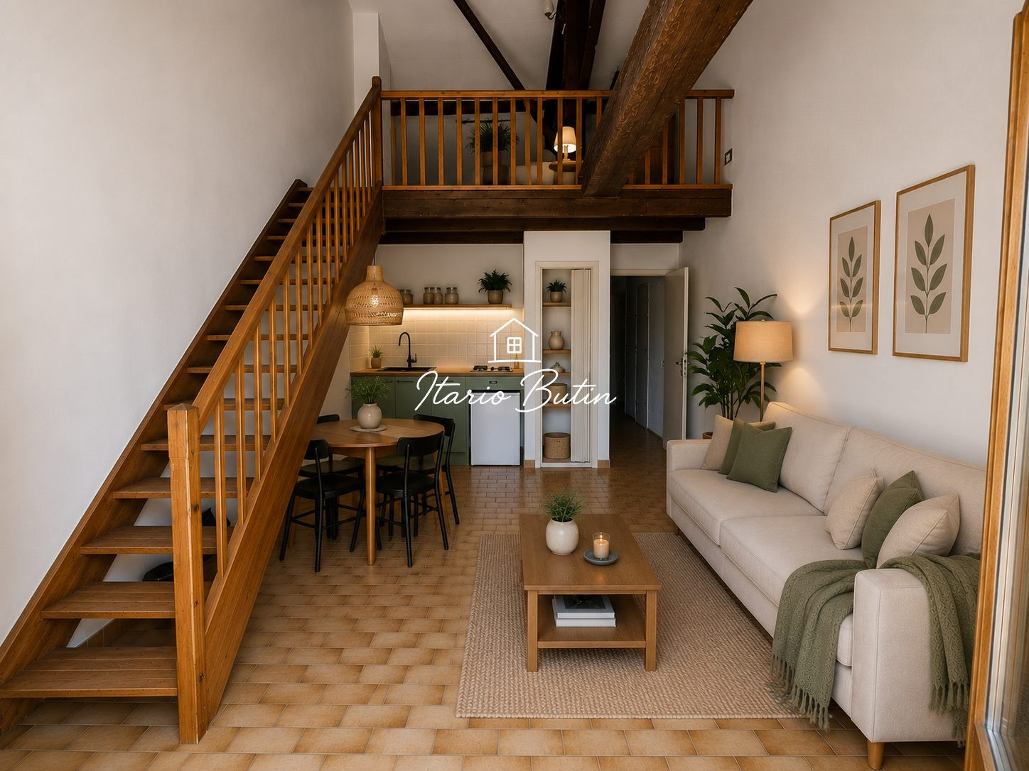 Appartement T2 de 64 m² avec jardin et place de parking