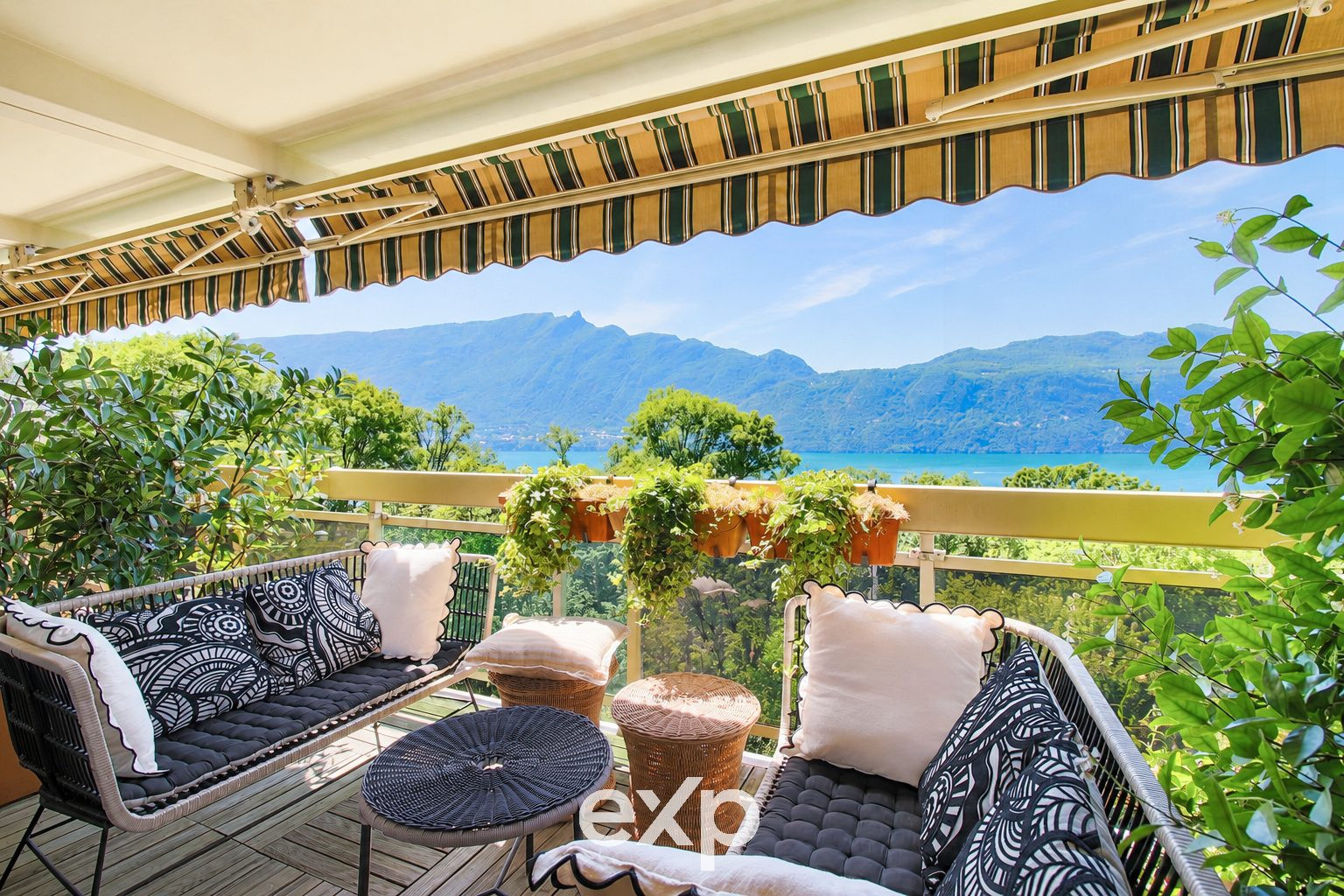 Tresserve, appartement d'exception, vue panoramique sur le lac du Bourget