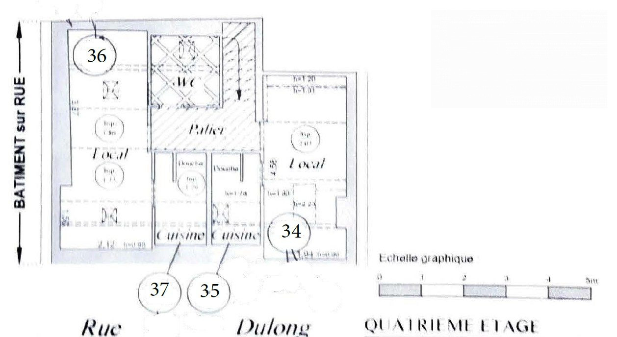 Appartement à vendre à Paris, 3 m²