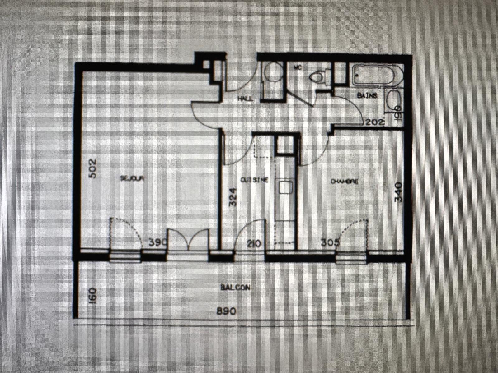 T2 à vendre à Besançon, 46 m²