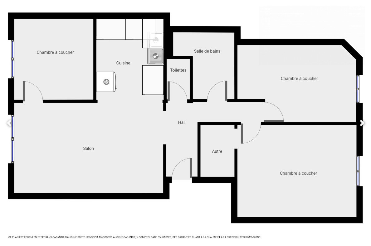 Appartement à vendre à Bordeaux, 100 m²