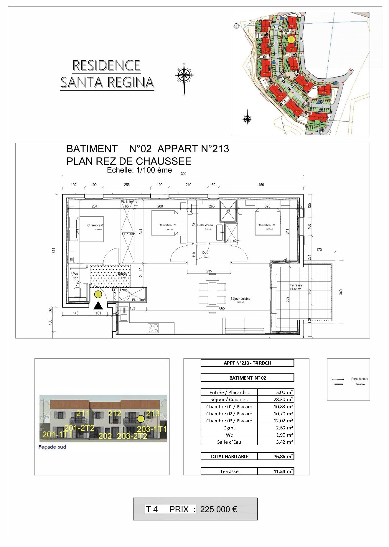APPARTEMENT T4 - OLMETA DI TUDA