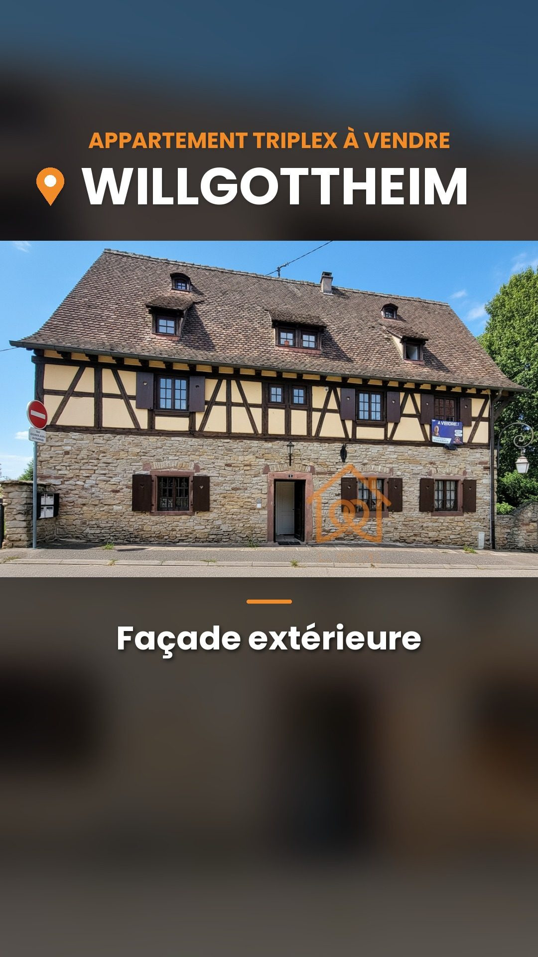 Appartement Triplex 83.71 m2 (109.05 m2 au sol)