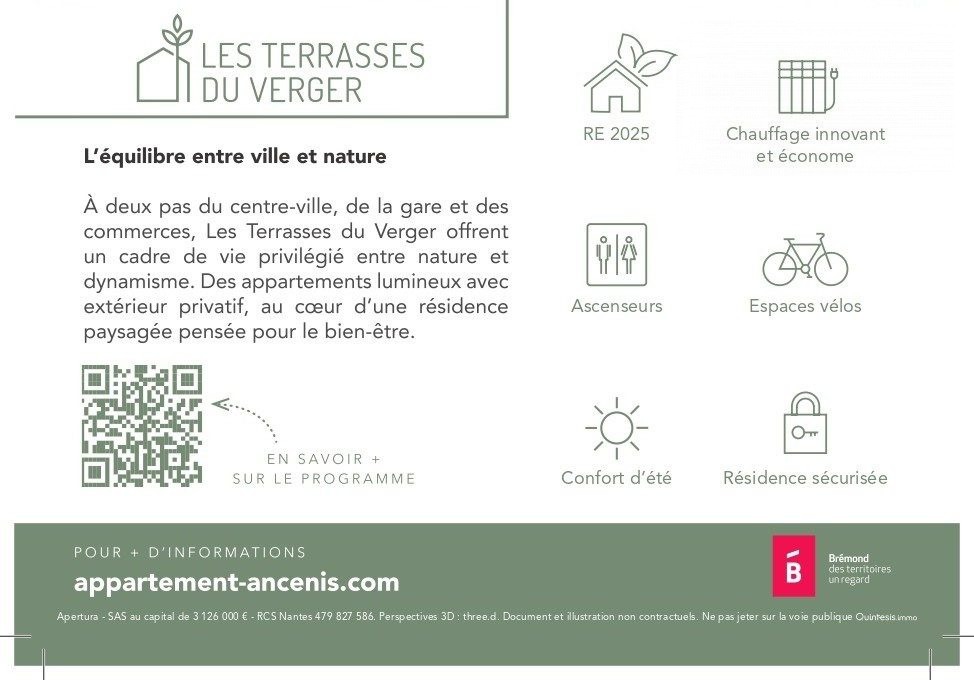 Appartement à vendre à Ancenis-Saint-Géréon, 28 m²