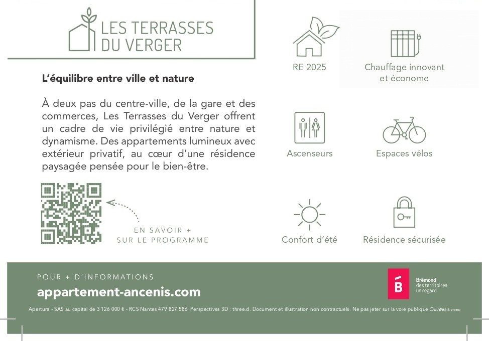 Apartment for sale in Ancenis-Saint-Géréon, 70 m²