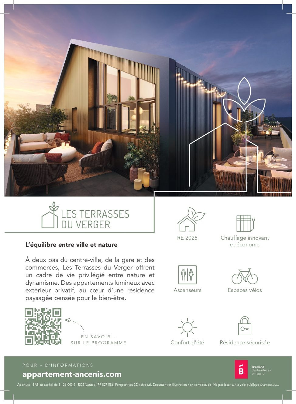 Apartment for sale in Ancenis-Saint-Géréon, 70 m²