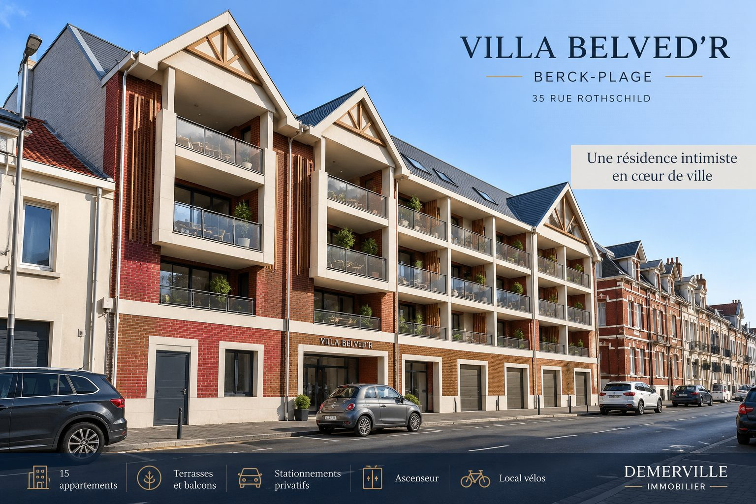 VILLA BELVED’R – APPARTEMENTS NEUFS À BERCK-PLAGE