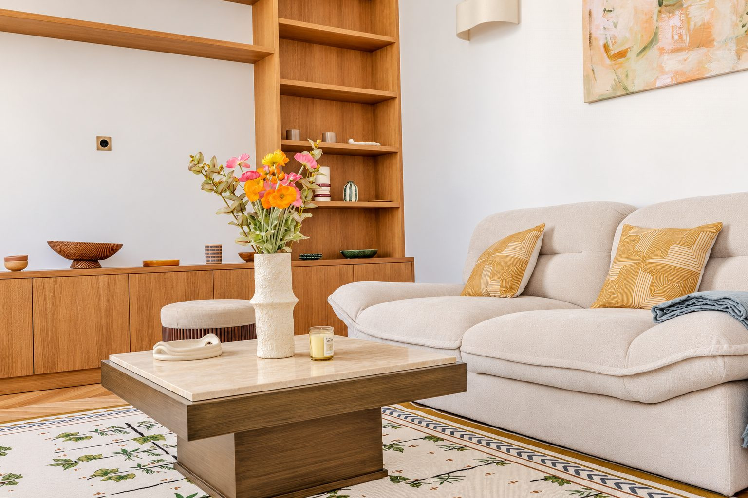 Un élégant pied-à-terre parisien, 60,46 m² avec ascenseur et climatisation