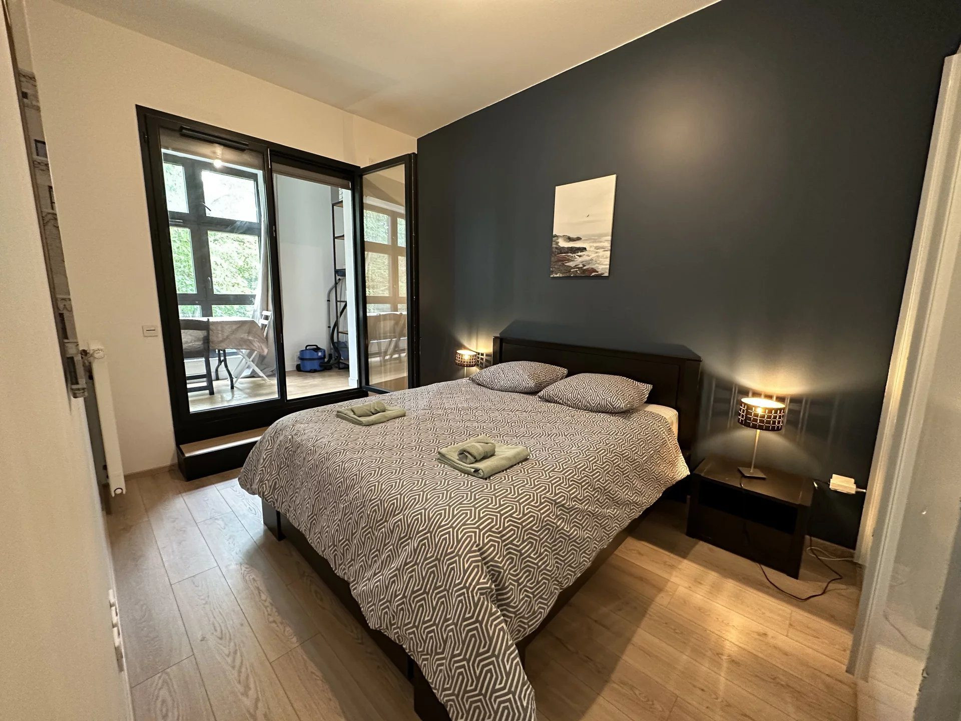 T3 esprit loft avec vue parc - parking