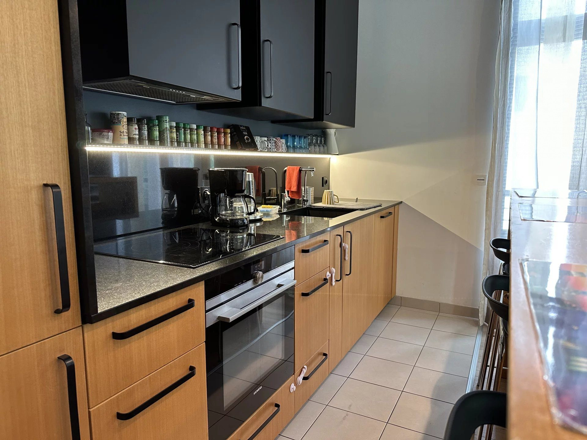 T3 esprit loft avec vue parc - parking