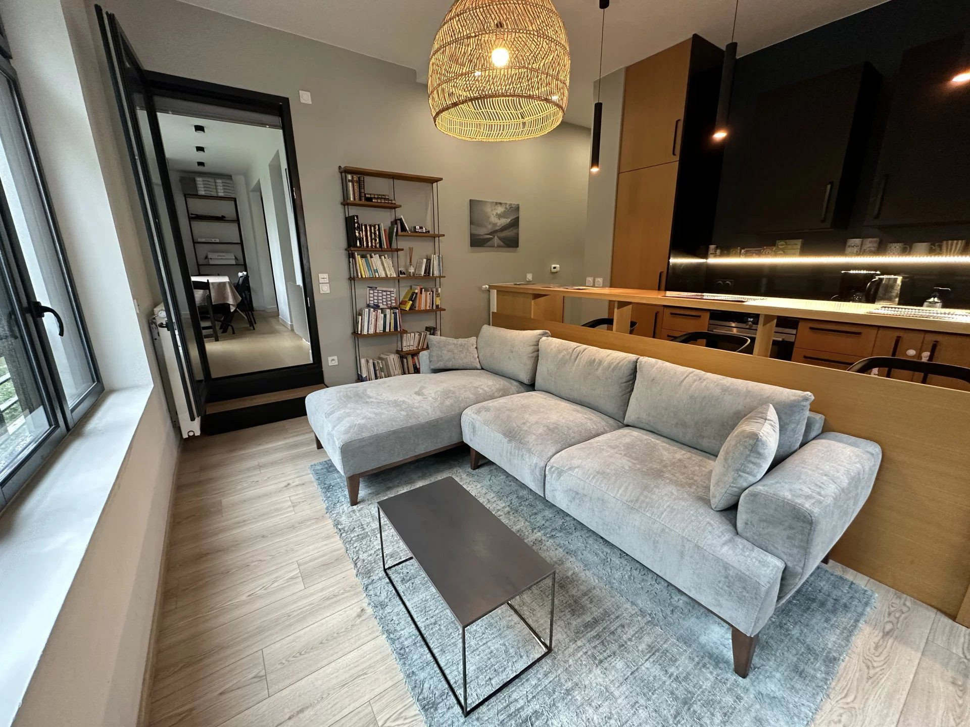 T3 esprit loft avec vue parc - parking