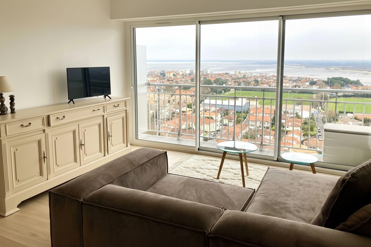 33 120 – ARCACHON – STUDIO 34 M² – VUE PANORAMIQUE EXCEPTIONNELLE