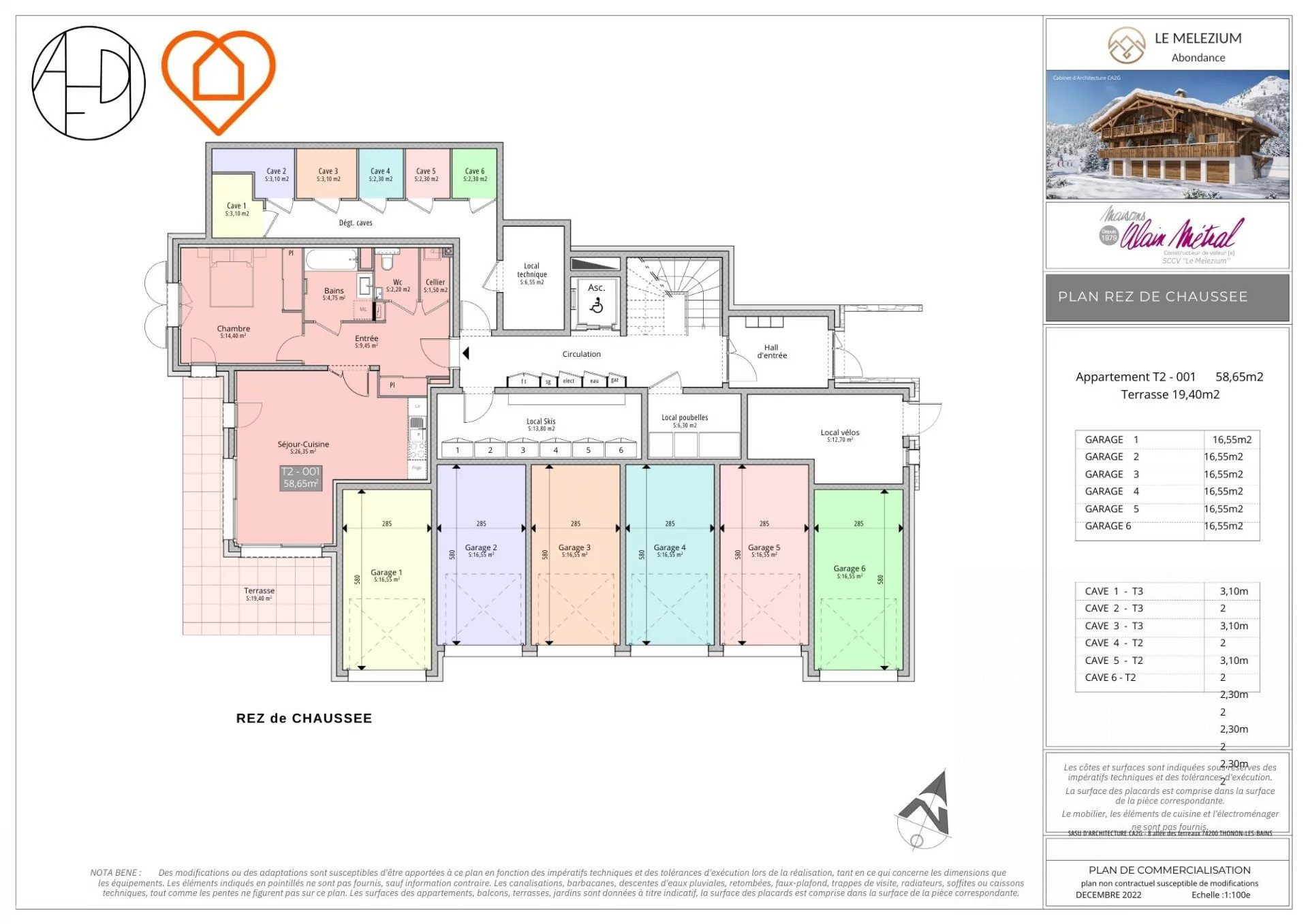 Appartement 2 pièces 58 m² · à Abondance · 58 m² · 365 000 €