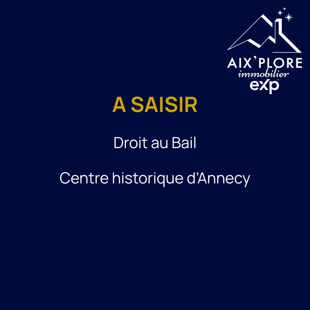 Charmant local commercial – Cœur de la Vieille Ville d’Annecy